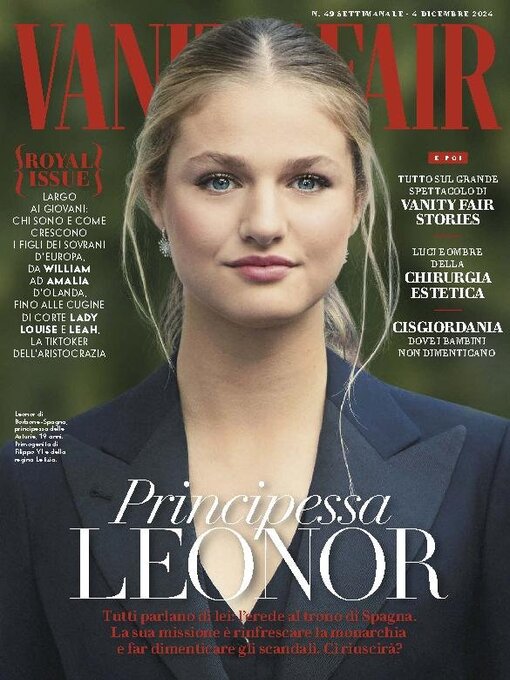 Title details for Vanity Fair Italia by Edizioni Condé Nast S.p.A. - Available